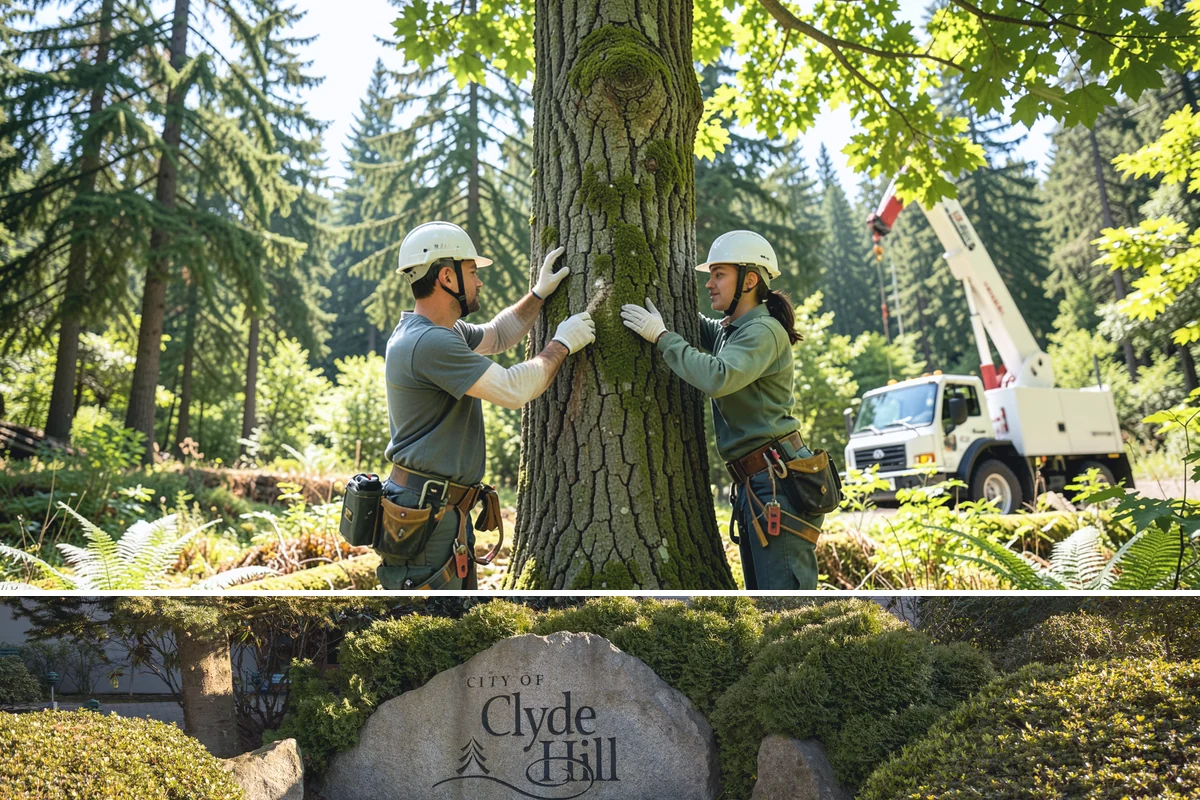 Canopy reduction in Clyde Hill, King County, WA - Work should follow species-specific timing sensitivities common in Puget Sound to avoid stressing trees during active growth or...