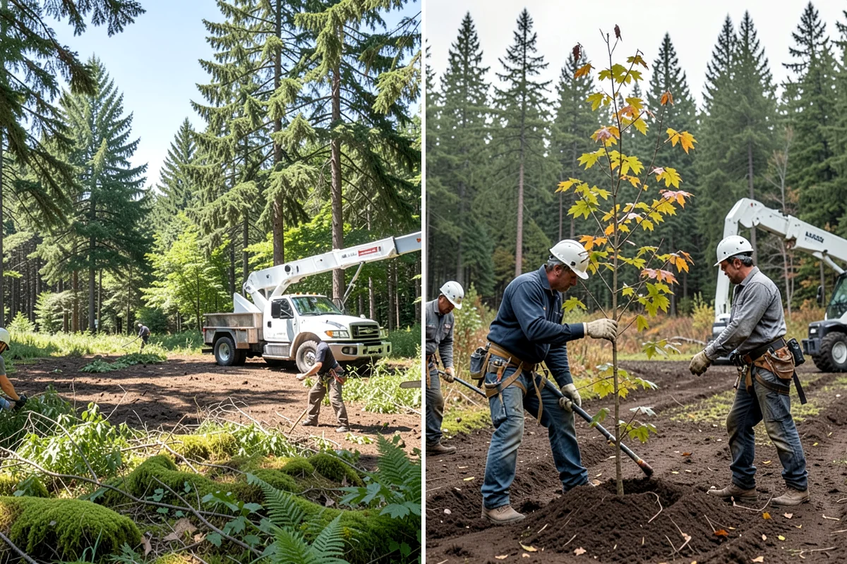 Canopy reduction in Concrete, Skagit County, WA - Assess canopy condition and pruning objectives