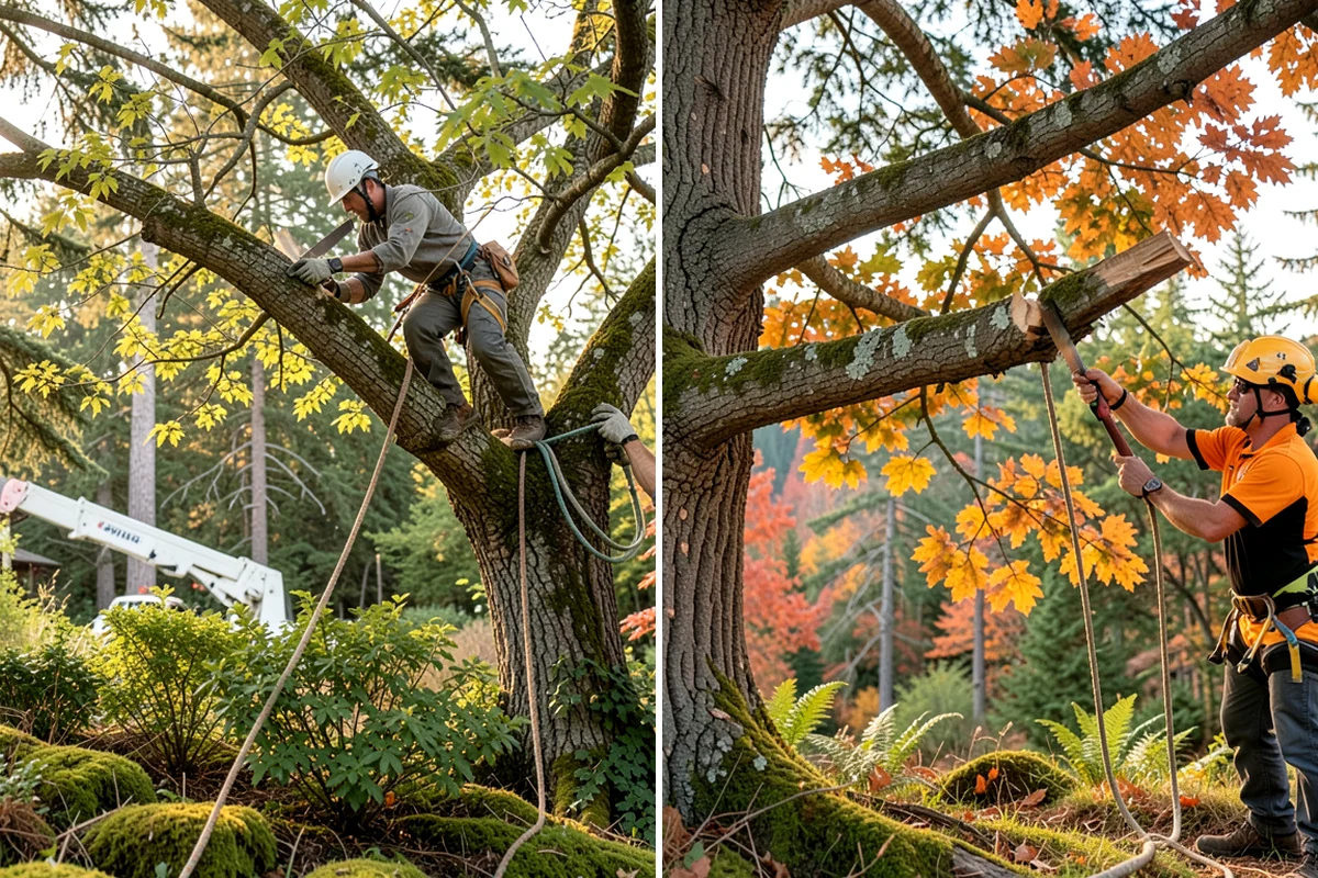 Canopy reduction in DuPont, Pierce County, WA - Assess canopy condition and pruning objectives