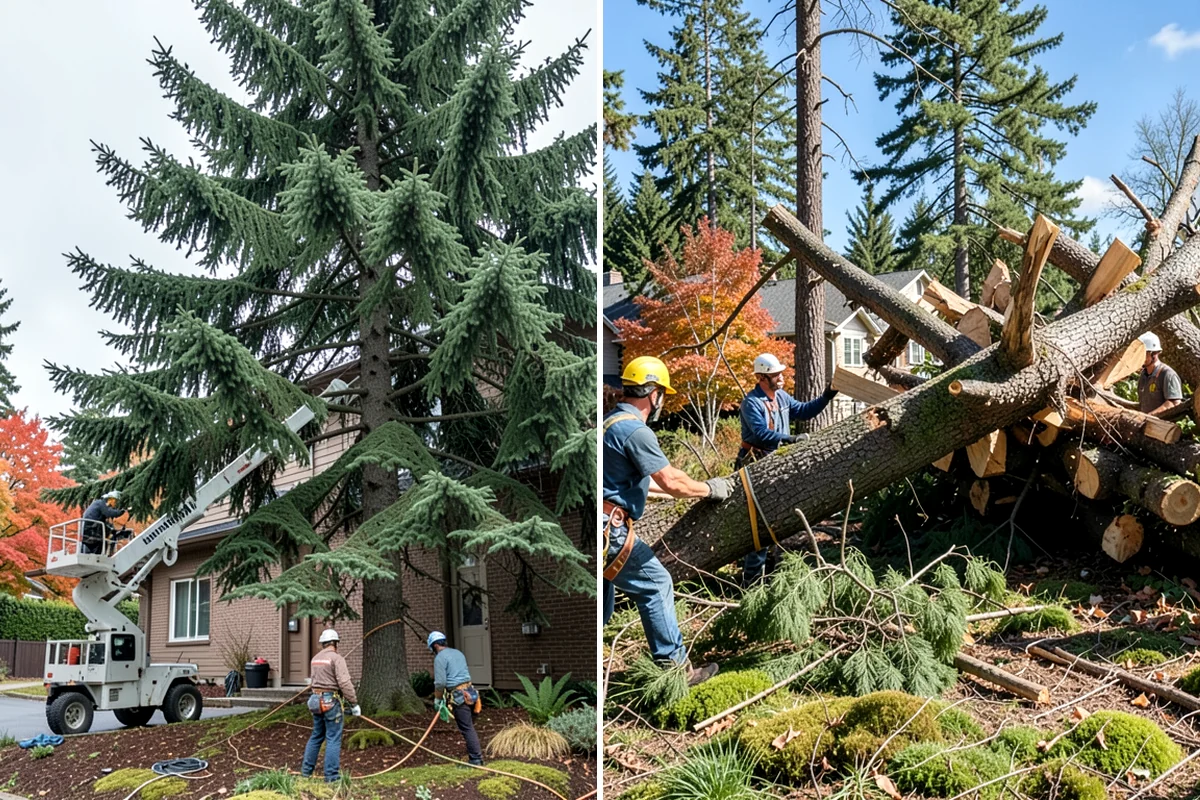 Canopy reduction in Enumclaw, King County, WA - Assess canopy condition and pruning objectives