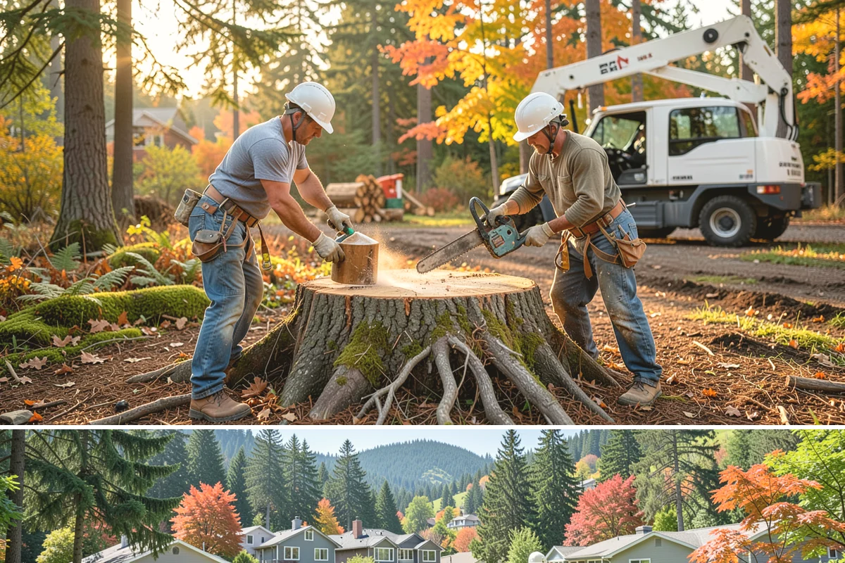 Canopy reduction in Fircrest, Pierce County, WA - Work should follow species-specific timing sensitivities common in Puget Sound to avoid stressing trees during active growth or...