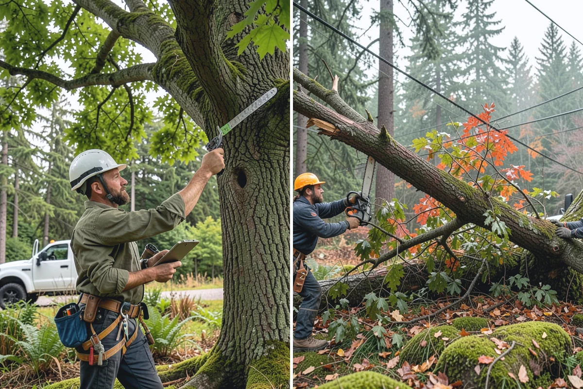 Canopy reduction in Gold Bar, Snohomish County, WA - Assess canopy condition and pruning objectives
