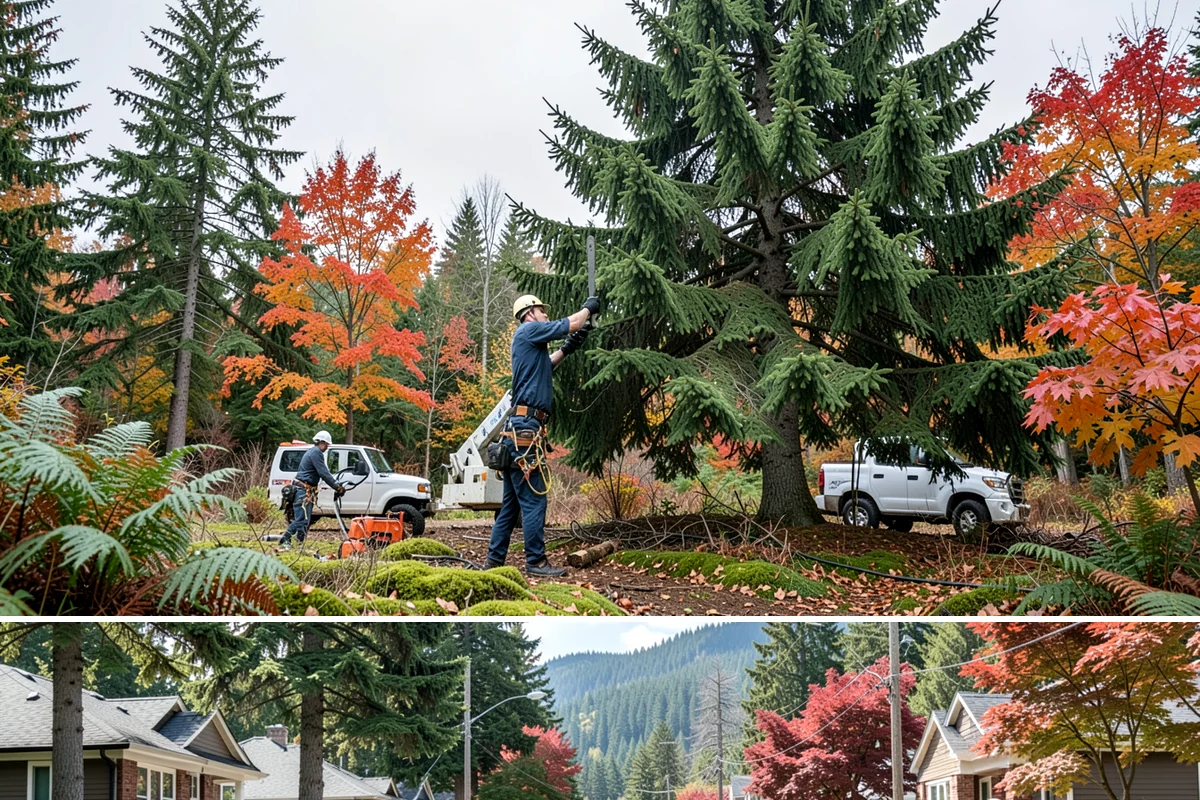 Canopy reduction in Hunts Point, King County, WA - Work should follow species-specific timing sensitivities common in Puget Sound to avoid stressing trees during active growth or...