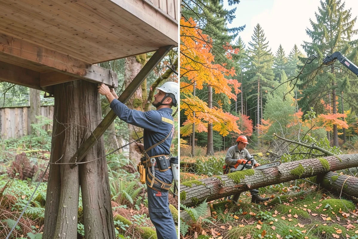Canopy reduction in Index, Snohomish County, WA - Assess canopy condition and pruning objectives