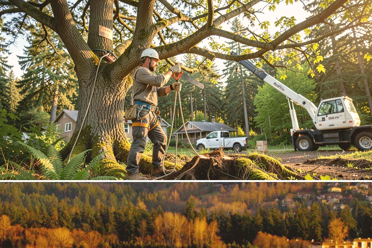 Canopy reduction in Kenmore, King County, WA - Work should follow species-specific timing sensitivities common in Puget Sound to avoid stressing trees during active growth or...
