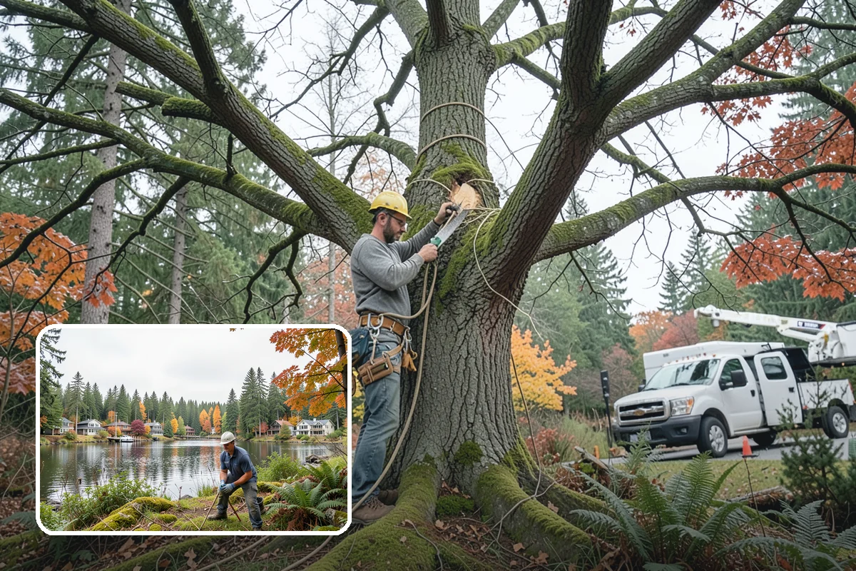 Canopy reduction in La Conner, Skagit County, WA - Improves tree structure, health, and appearance