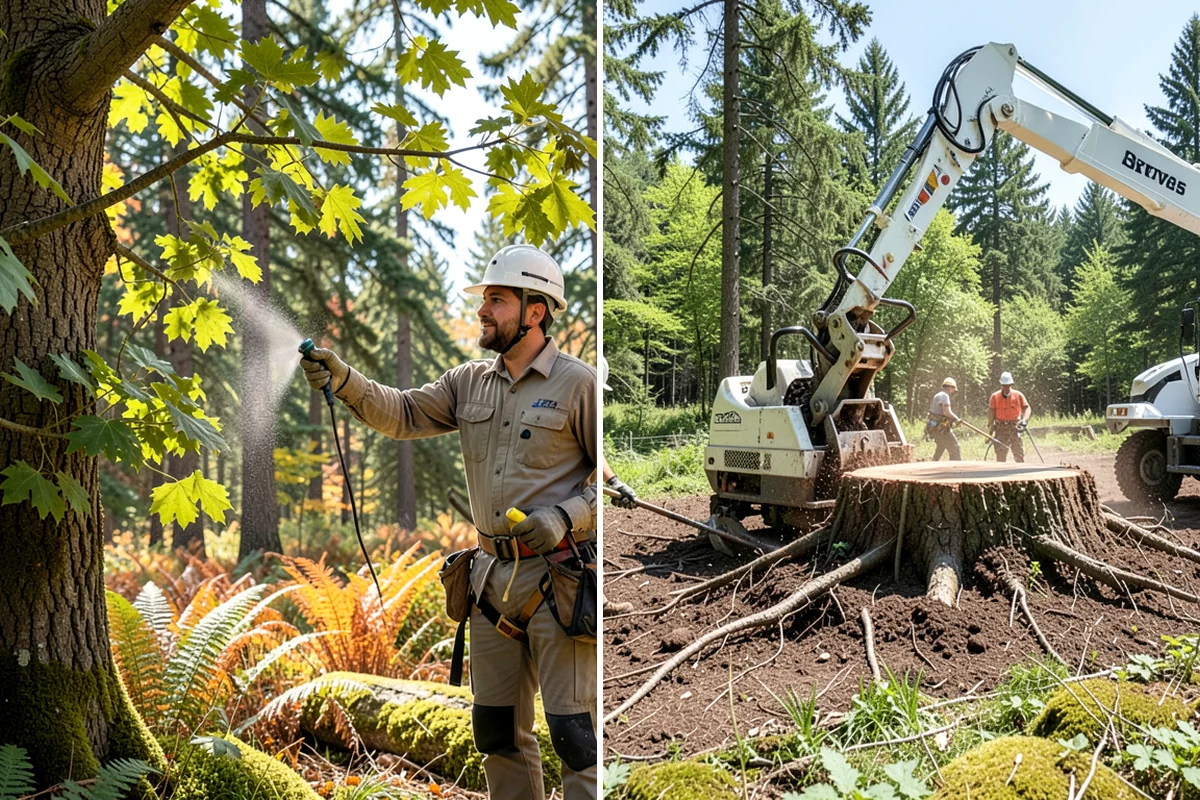 Canopy reduction in Lake Forest Park, King County, WA - Assess canopy condition and pruning objectives