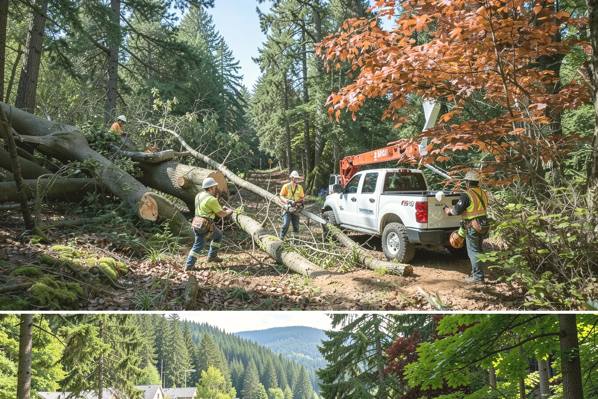 Canopy reduction in Lake Forest Park, King County, WA - Work should follow species-specific timing sensitivities common in Puget Sound to avoid stressing trees during active growth or...