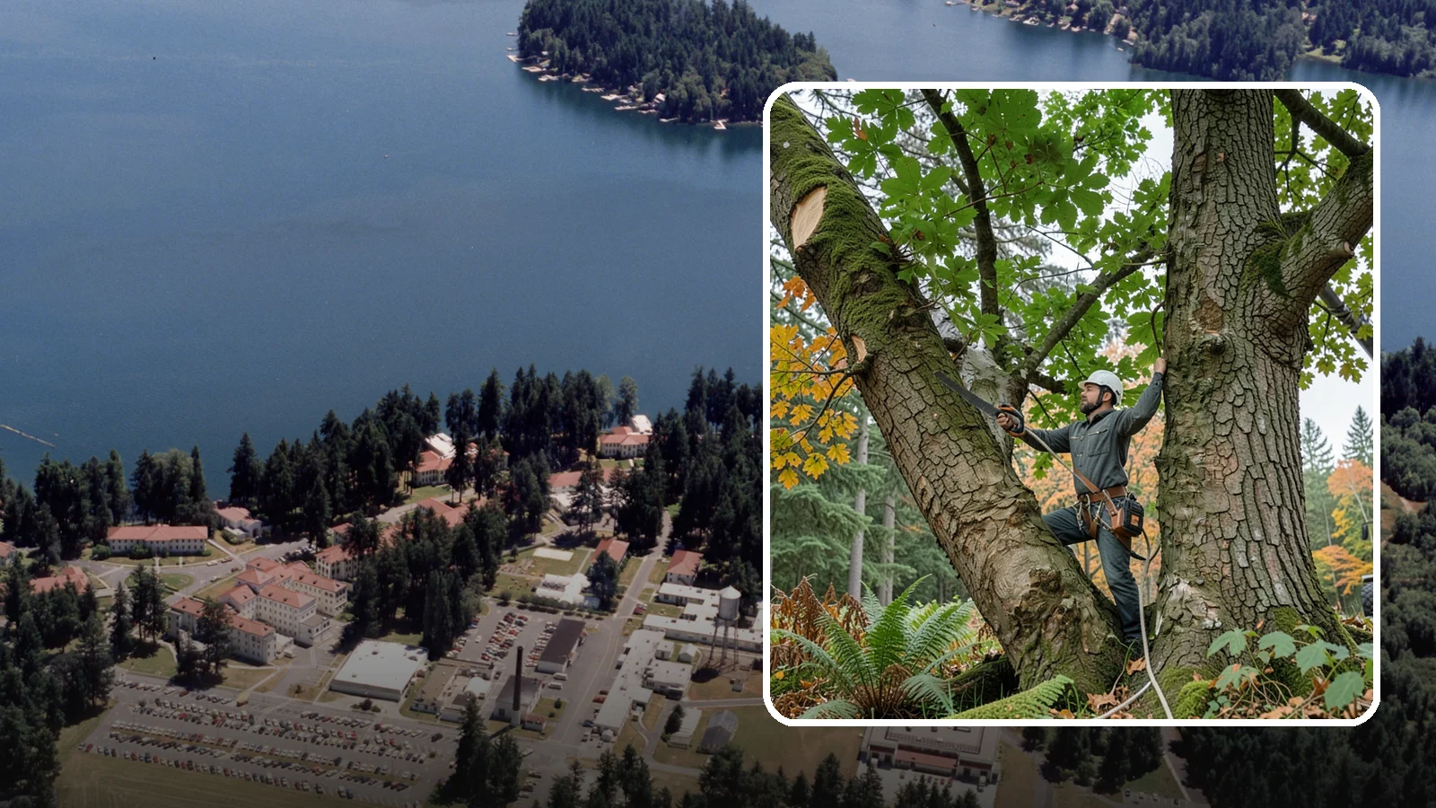 Canopy reduction in Lakewood, Pierce County, WA - The reduction of overall canopy size with measured cuts.