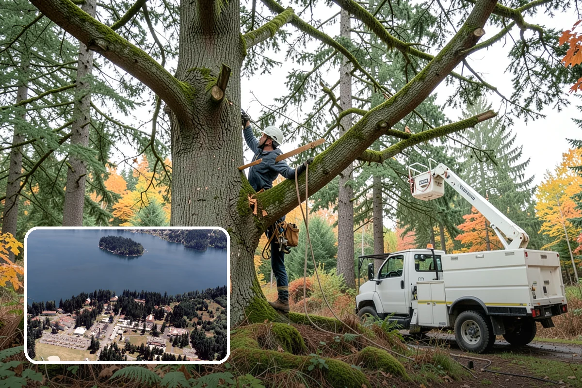 Canopy reduction in Lakewood, Pierce County, WA - Improves tree structure, health, and appearance