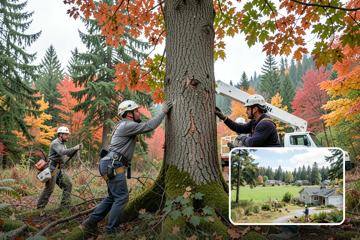 Canopy reduction in Lyman, Skagit County, WA - Improves tree structure, health, and appearance
