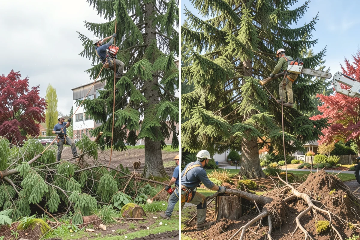 Canopy reduction in Mercer Island, King County, WA - Assess canopy condition and pruning objectives