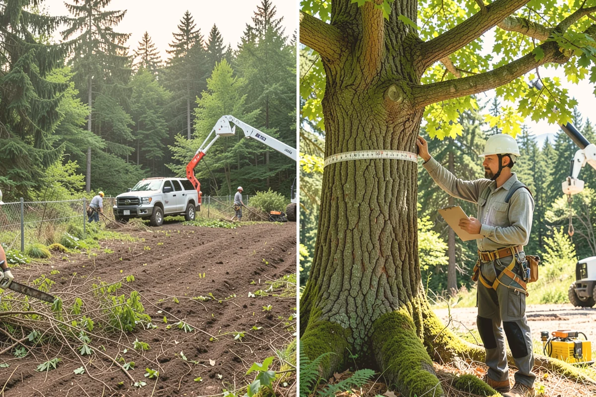 Canopy reduction in Milton, King County, WA - Assess canopy condition and pruning objectives