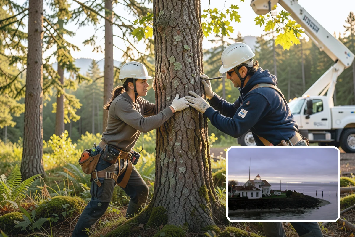 Canopy reduction in Mukilteo, Snohomish County, WA - Improves tree structure, health, and appearance