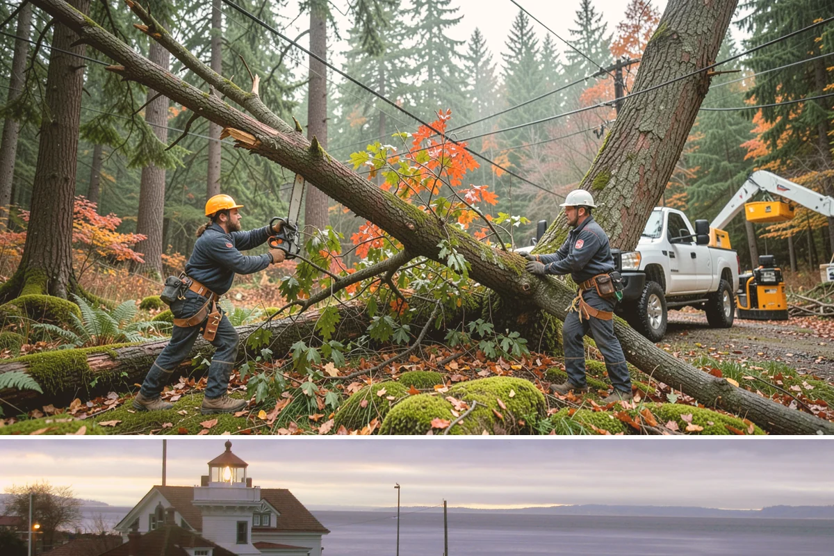 Canopy reduction in Mukilteo, Snohomish County, WA - Work should follow species-specific timing sensitivities common in Puget Sound to avoid stressing trees during active growth or...