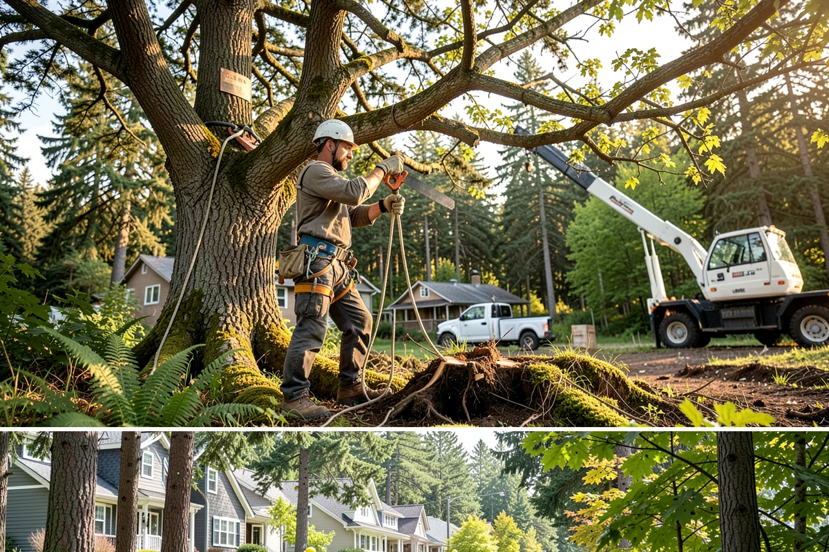Canopy reduction in Normandy Park, King County, WA - Work should follow species-specific timing sensitivities common in Puget Sound to avoid stressing trees during active growth or...
