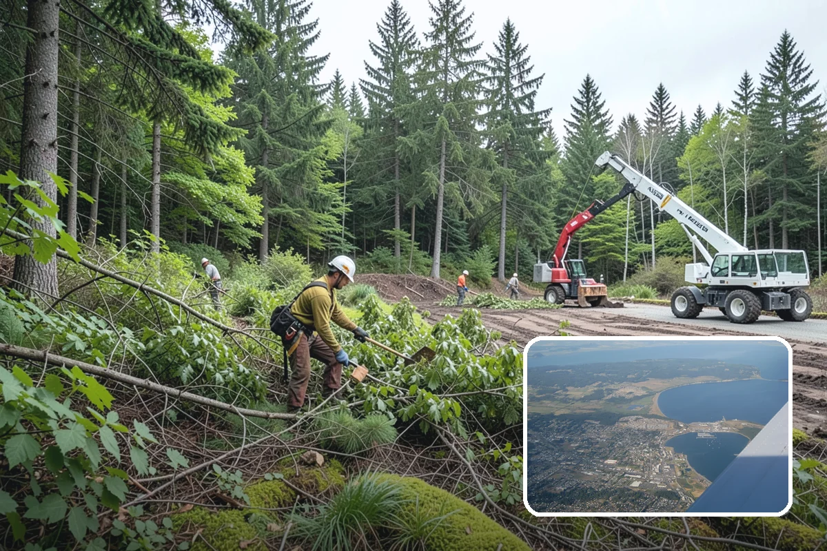 Canopy reduction in Oak Harbor, Island County, WA - Improves tree structure, health, and appearance