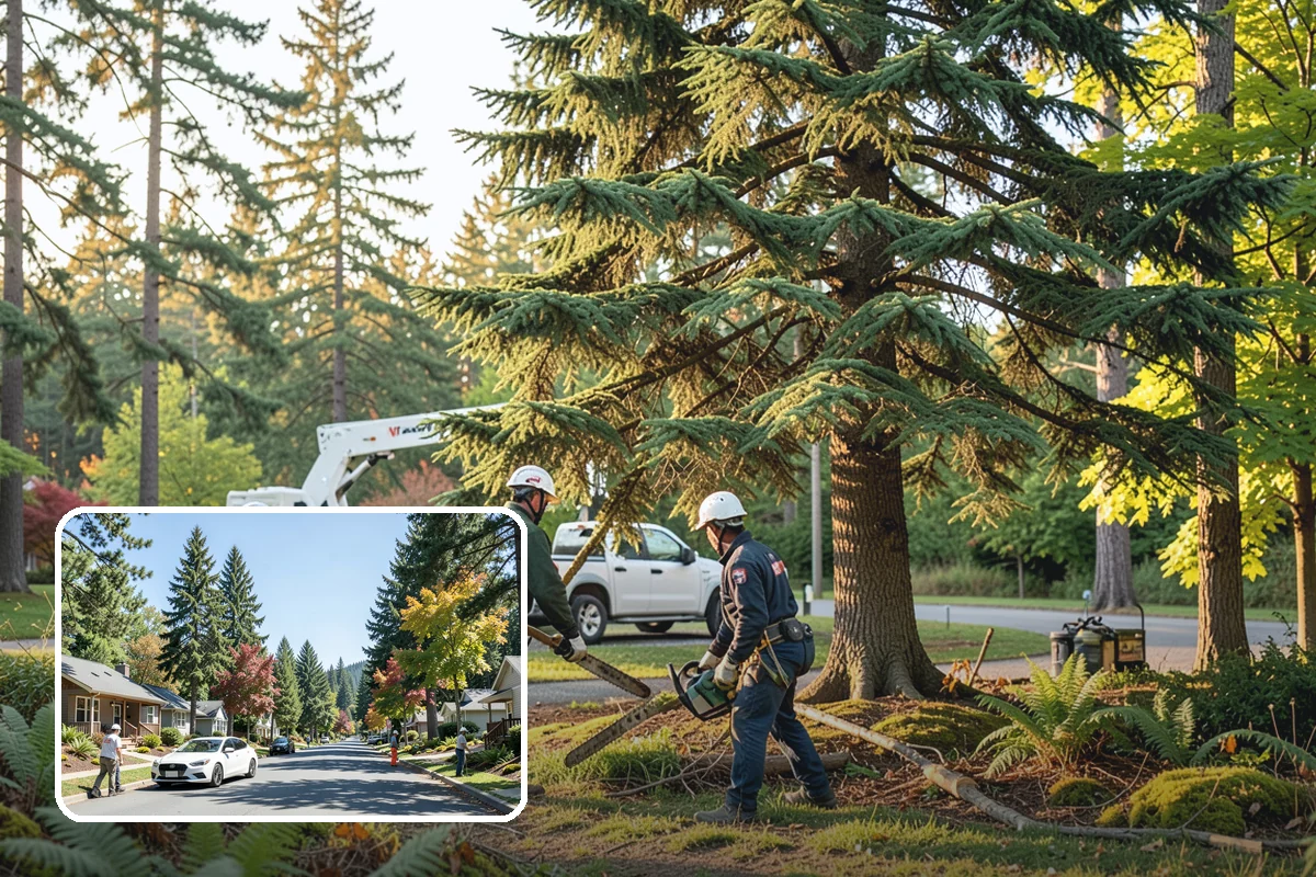 Canopy reduction in Orting, Pierce County, WA - Improves tree structure, health, and appearance