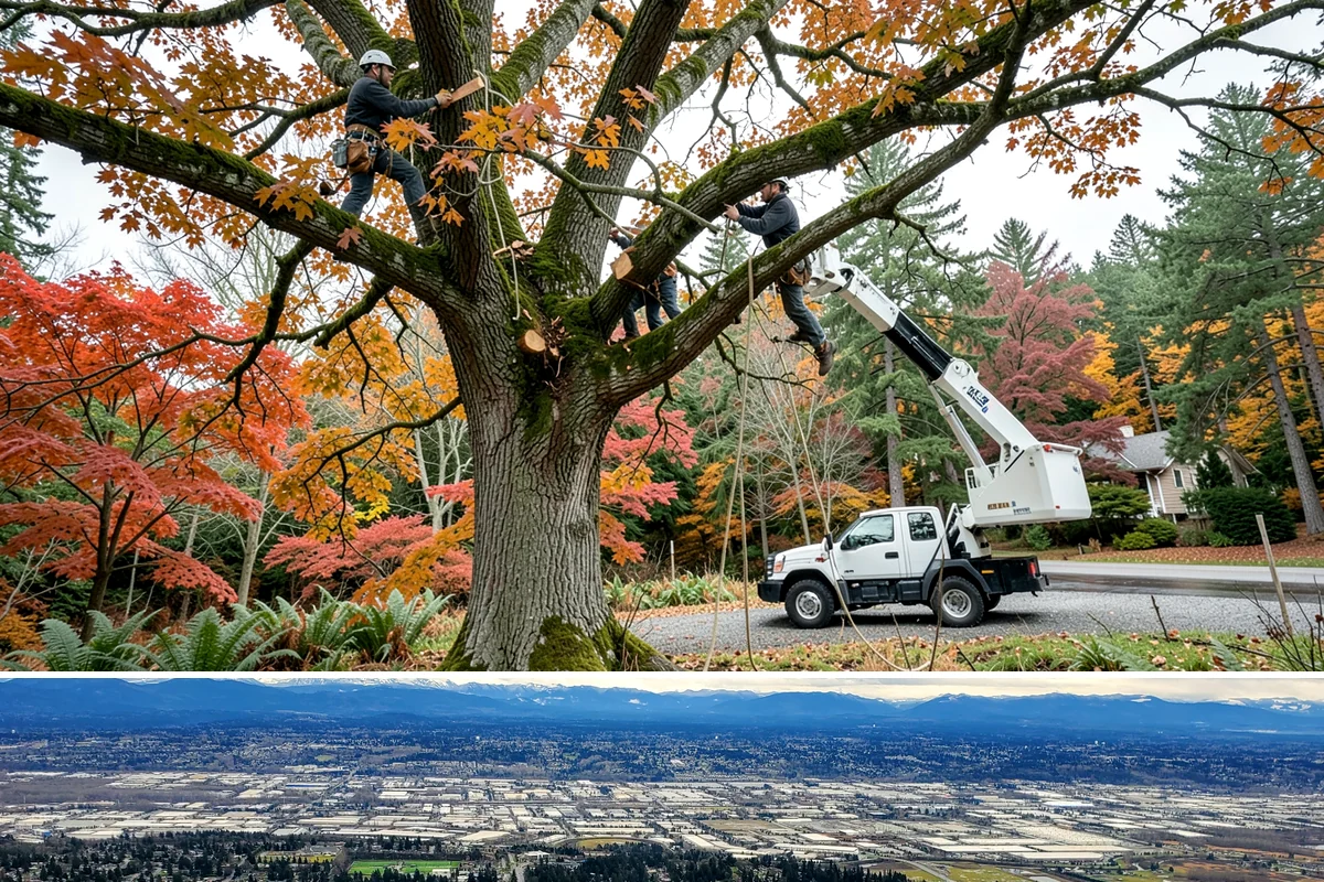 Canopy reduction in SeaTac, King County, WA - Work should follow species-specific timing sensitivities common in Puget Sound to avoid stressing trees during active growth or...