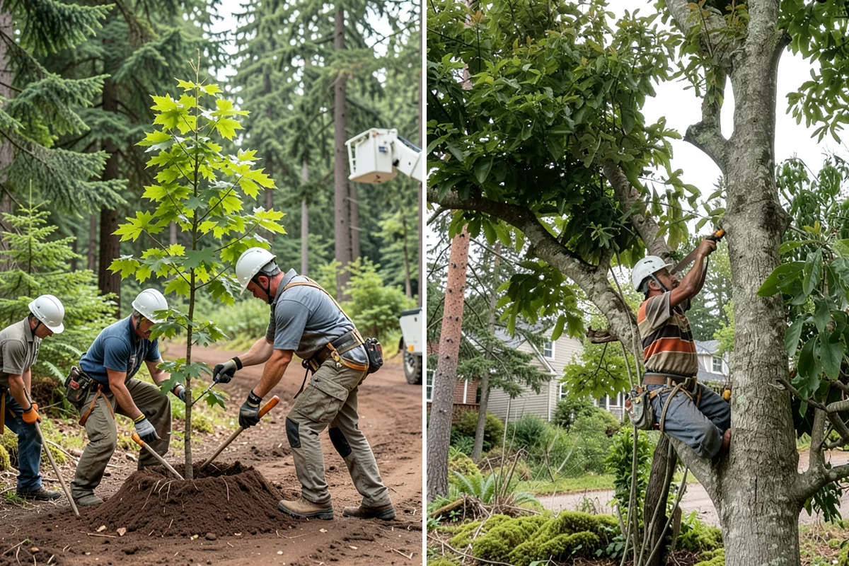 Canopy reduction in Seattle, King County, WA - Assess canopy condition and pruning objectives