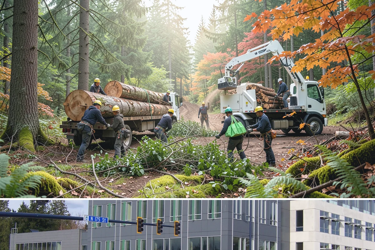 Canopy reduction in Shoreline, King County, WA - Work should follow species-specific timing sensitivities common in Puget Sound to avoid stressing trees during active growth or...