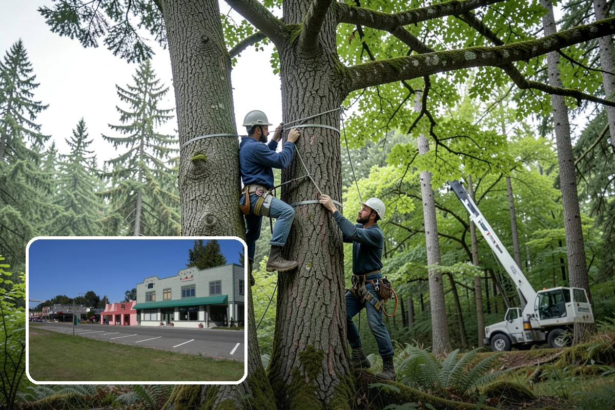 Canopy reduction in Snoqualmie, King County, WA - Improves tree structure, health, and appearance