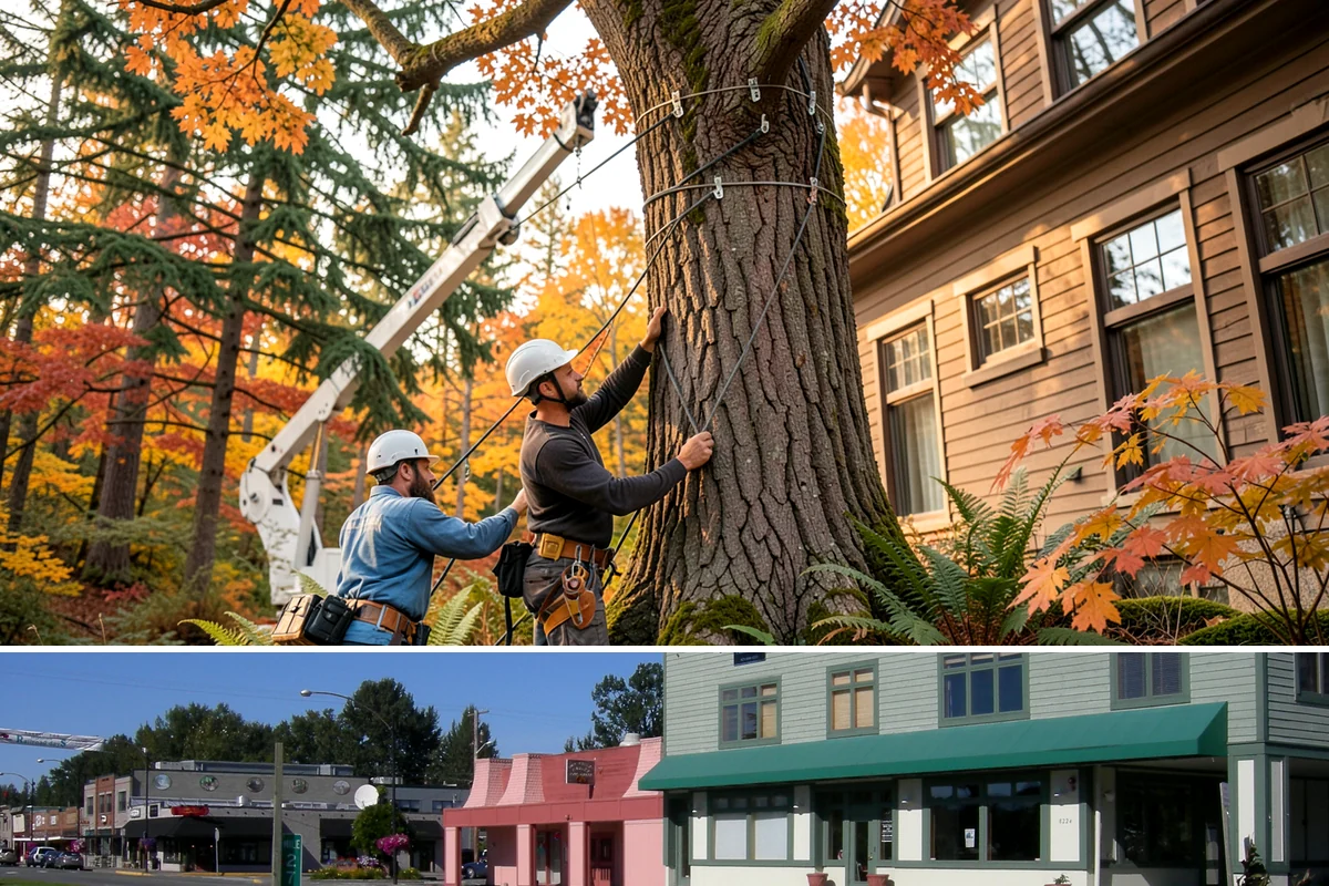 Canopy reduction in Snoqualmie, King County, WA - Work should follow species-specific timing sensitivities common in Puget Sound to avoid stressing trees during active growth or...