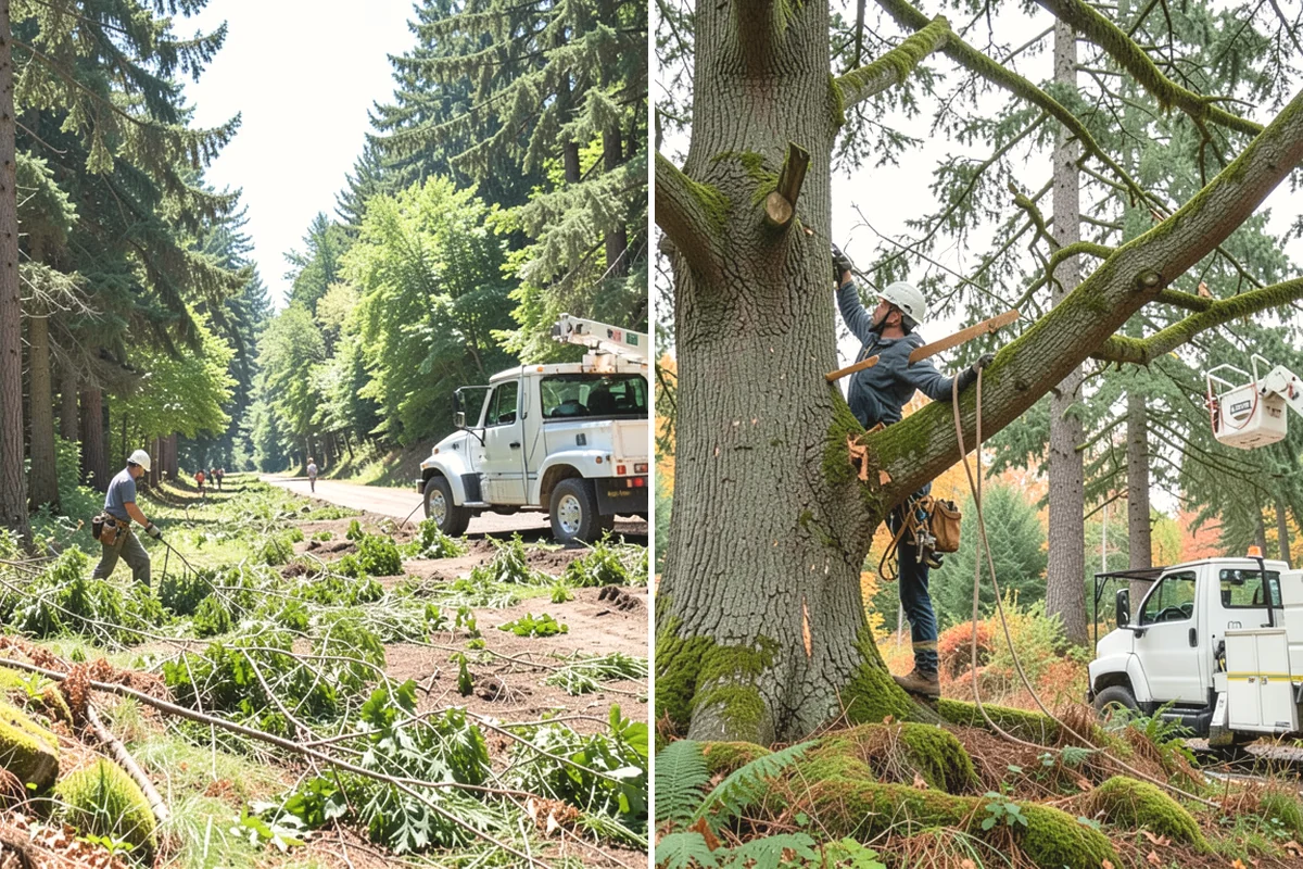 Canopy reduction in Steilacoom, Pierce County, WA - Assess canopy condition and pruning objectives