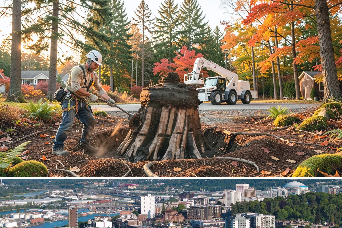 Canopy reduction in Tacoma, Pierce County, WA - Work should follow species-specific timing sensitivities common in Puget Sound to avoid stressing trees during active growth or...