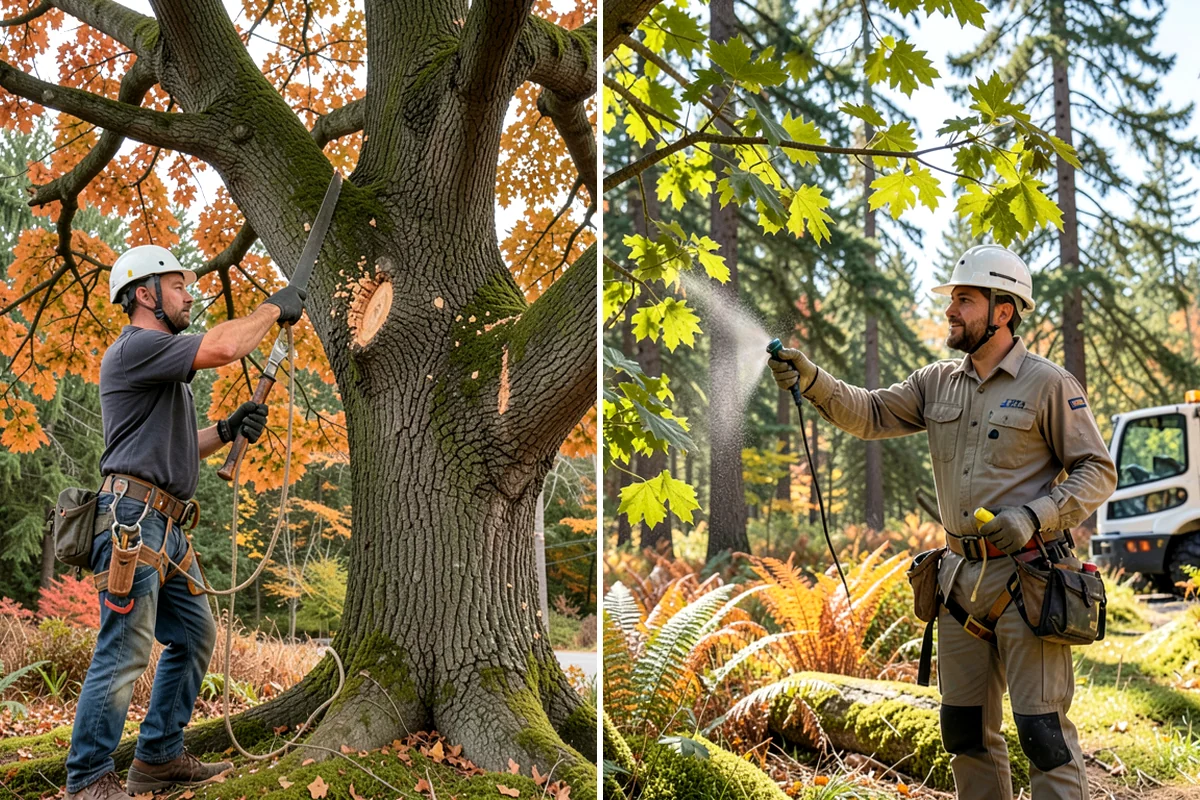 Certified arborist reports in Fircrest, Pierce County, WA - Gather site and tree information
