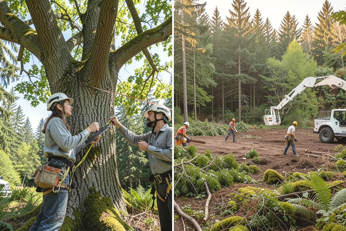 Certified arborist reports in Mountlake Terrace, Snohomish County, WA - Gather site and tree information