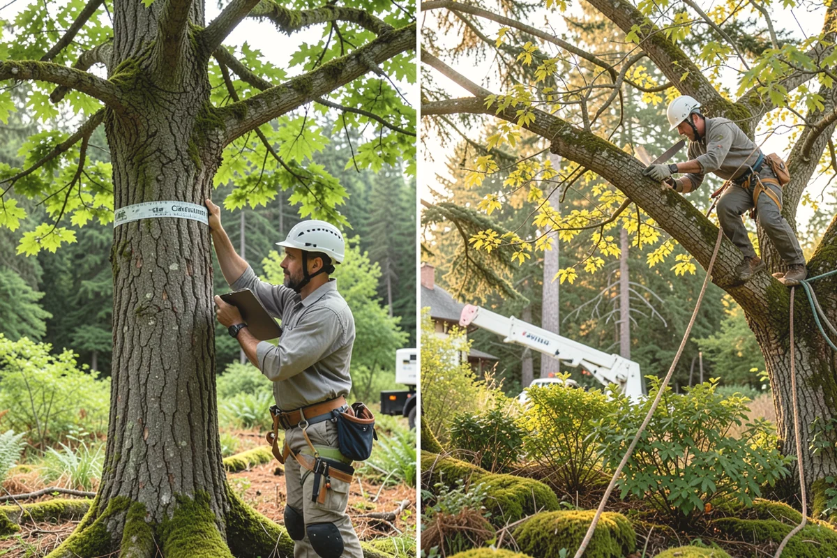Certified arborist reports in North Bend, King County, WA - Gather site and tree information