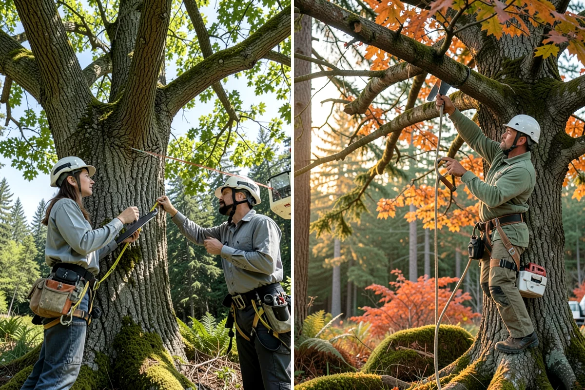 Certified arborist reports in Puyallup, Pierce County, WA - Gather site and tree information