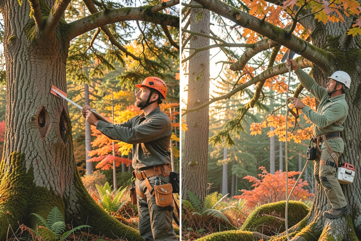 Certified arborist reports in Ruston, Pierce County, WA - Gather site and tree information