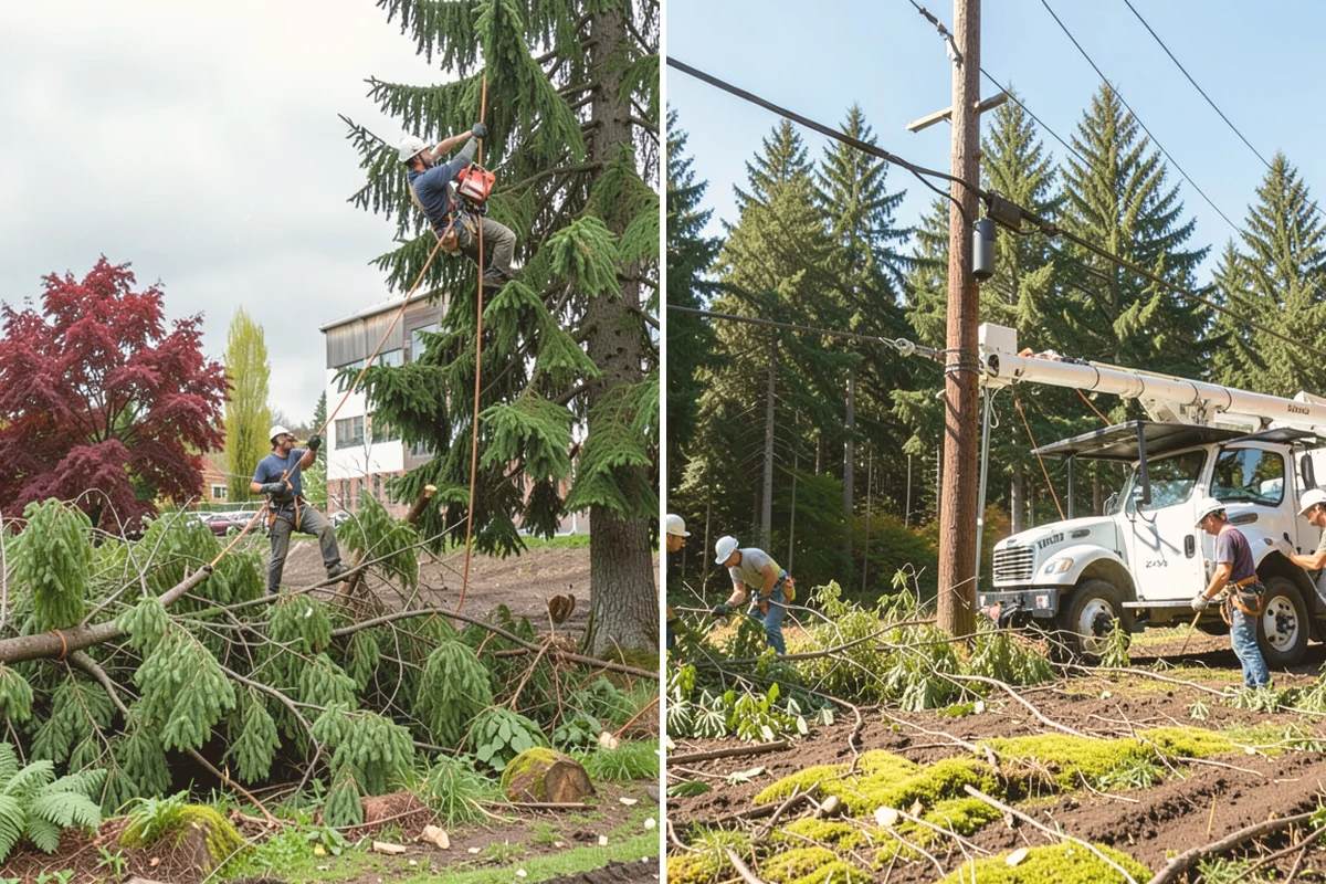 Commercial tree maintenance in Algona, King County, WA - Inventory and assess the property's trees