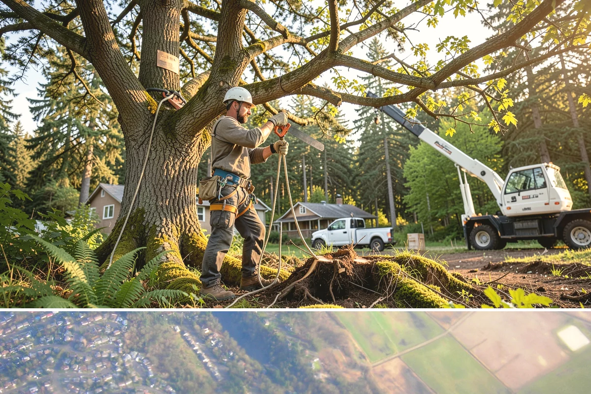 Commercial tree maintenance in Algona, King County, WA - Work is performed year-round based on specific pruning needs and safety priorities dictated by recognized arboricultural...