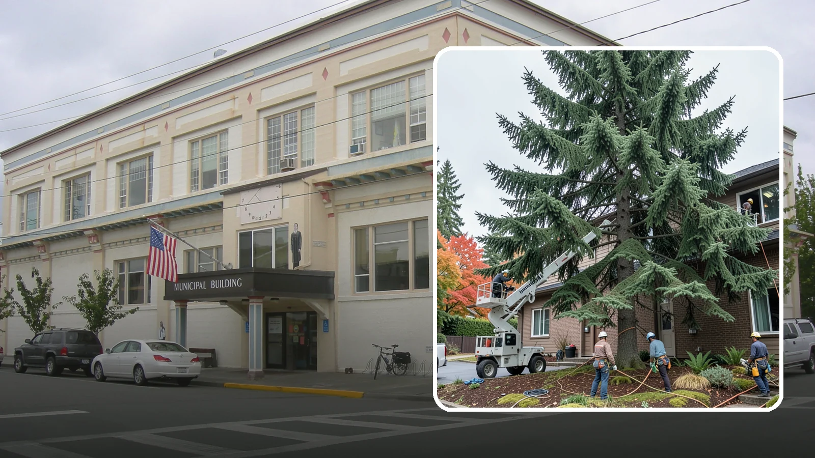 Commercial tree maintenance in Anacortes, Skagit County, WA - Ongoing tree maintenance for commercial properties.