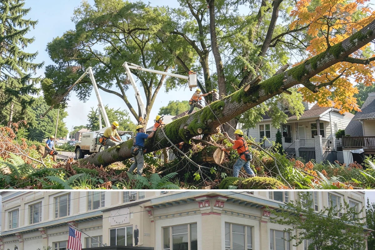 Commercial tree maintenance in Anacortes, Skagit County, WA - Work is performed year-round based on specific pruning needs and safety priorities dictated by recognized arboricultural...