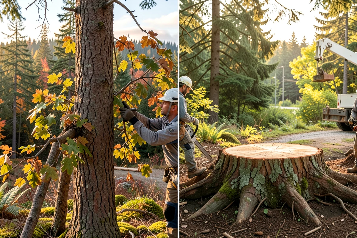 Commercial tree maintenance in Arlington, Snohomish County, WA - Inventory and assess the property's trees
