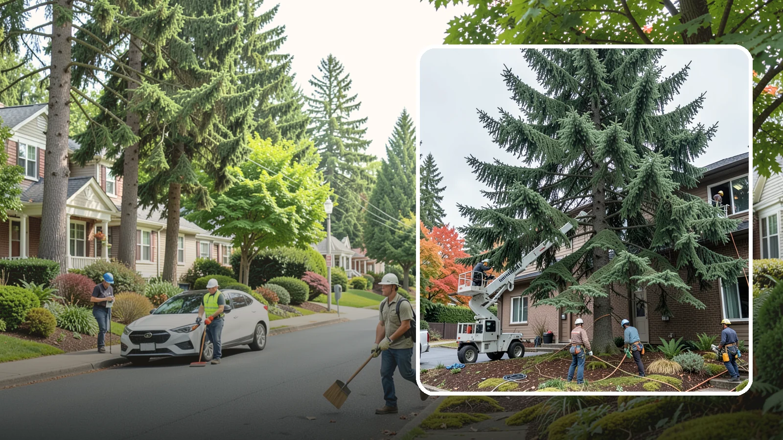 Commercial tree maintenance in Beaux Arts Village, King County, WA - Ongoing tree maintenance for commercial properties.