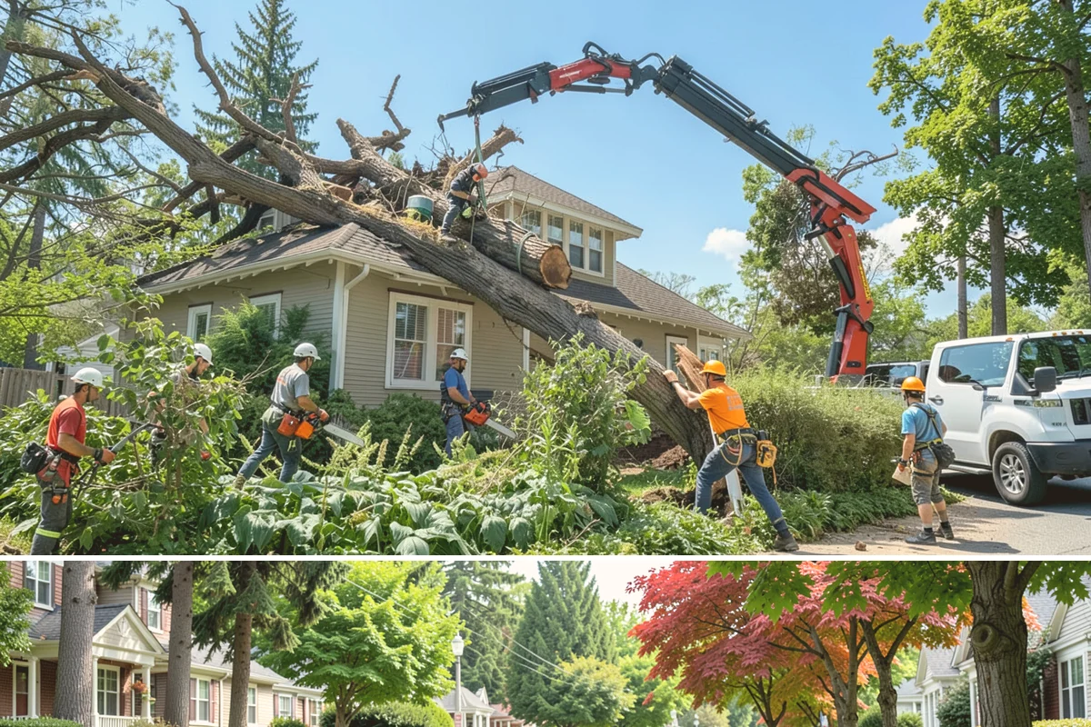 Commercial tree maintenance in Beaux Arts Village, King County, WA - Work is performed year-round based on specific pruning needs and safety priorities dictated by recognized arboricultural...