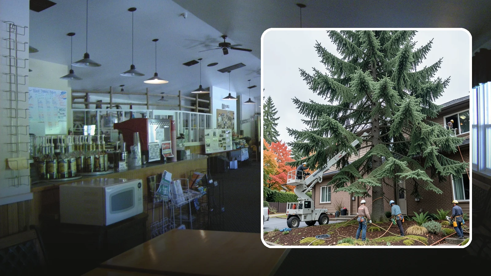 Commercial tree maintenance in Black Diamond, King County, WA - Ongoing tree maintenance for commercial properties.