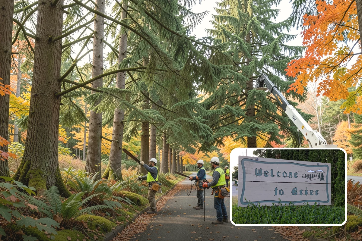 Commercial tree maintenance in Brier, Snohomish County, WA - Keeps trees across a property safe and presentable