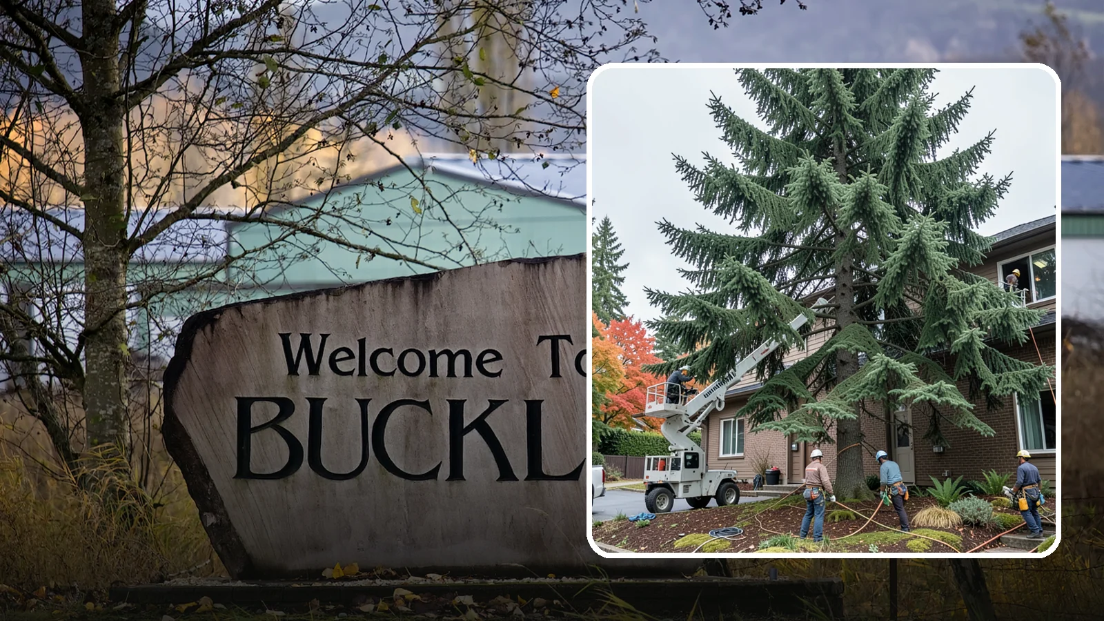 Commercial tree maintenance in Buckley, Pierce County, WA - Ongoing tree maintenance for commercial properties.