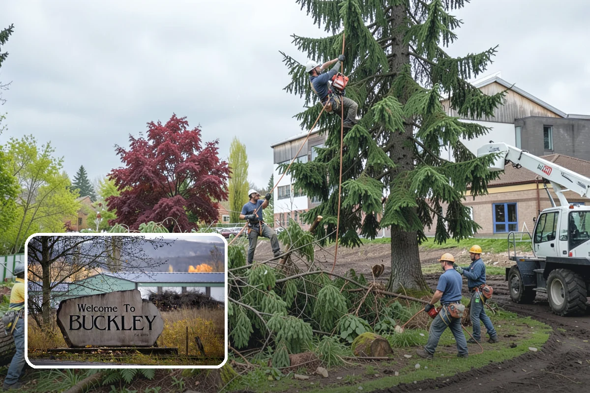 Commercial tree maintenance in Buckley, Pierce County, WA - Keeps trees across a property safe and presentable