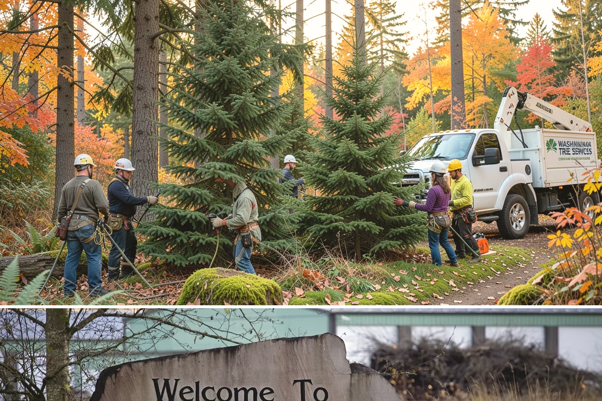 Commercial tree maintenance in Buckley, Pierce County, WA - Work is performed year-round based on specific pruning needs and safety priorities dictated by recognized arboricultural...