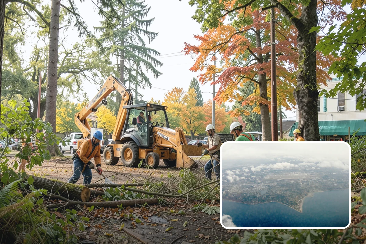 Commercial tree maintenance in Burien, King County, WA - Keeps trees across a property safe and presentable