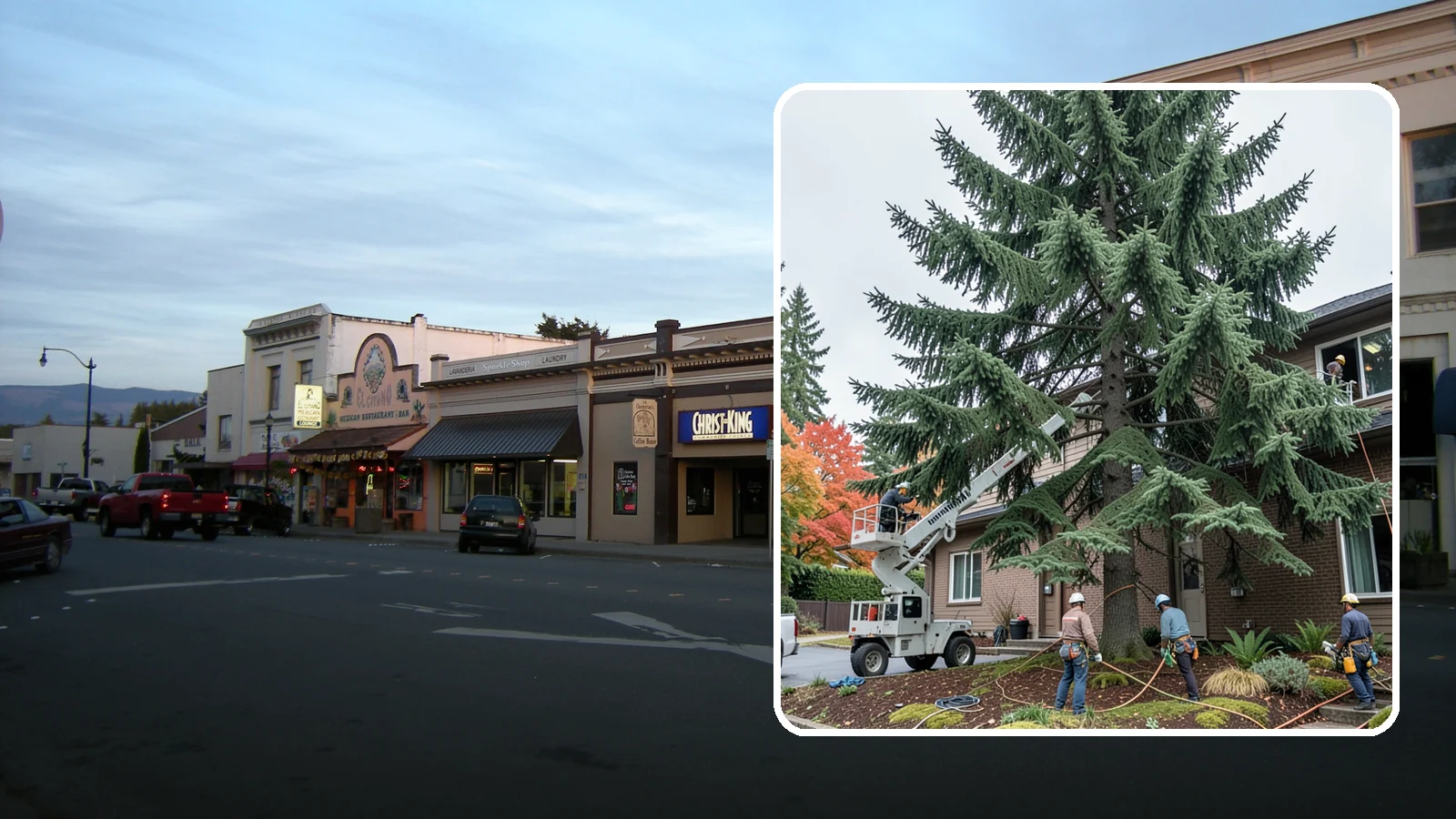 Commercial tree maintenance in Burlington, Skagit County, WA - Ongoing tree maintenance for commercial properties.