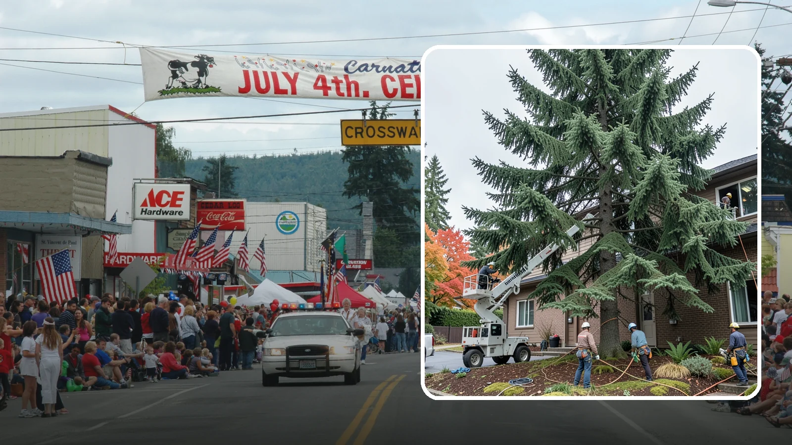 Commercial tree maintenance in Carnation, King County, WA - Ongoing tree maintenance for commercial properties.