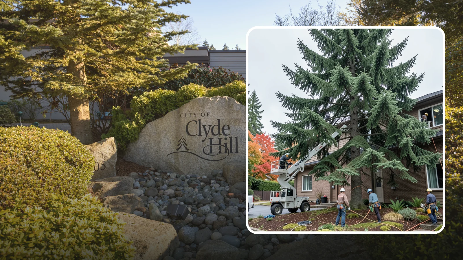 Commercial tree maintenance in Clyde Hill, King County, WA - Ongoing tree maintenance for commercial properties.